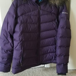 Purple Columbia Down Jacket